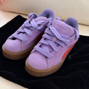 Puma Women's Sneakers in Purple and Red